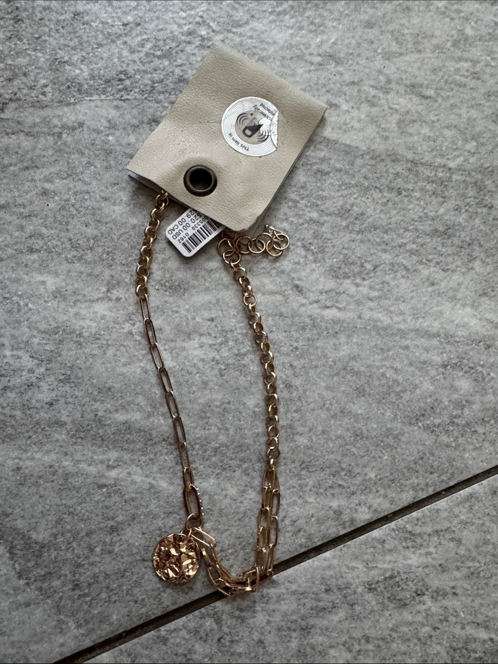 Gold Coin Pendant Chain Necklace - Gold